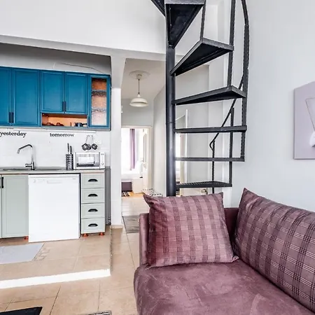 Lägenhet Sleek Flat With Excellent View In Cihangir Istanbul